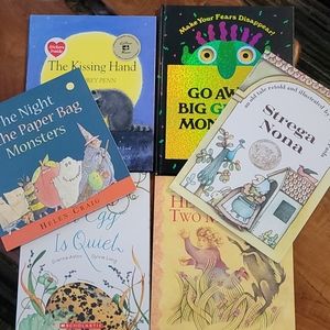 6 assorted children’s books de Paola. Emberley, Penn #3